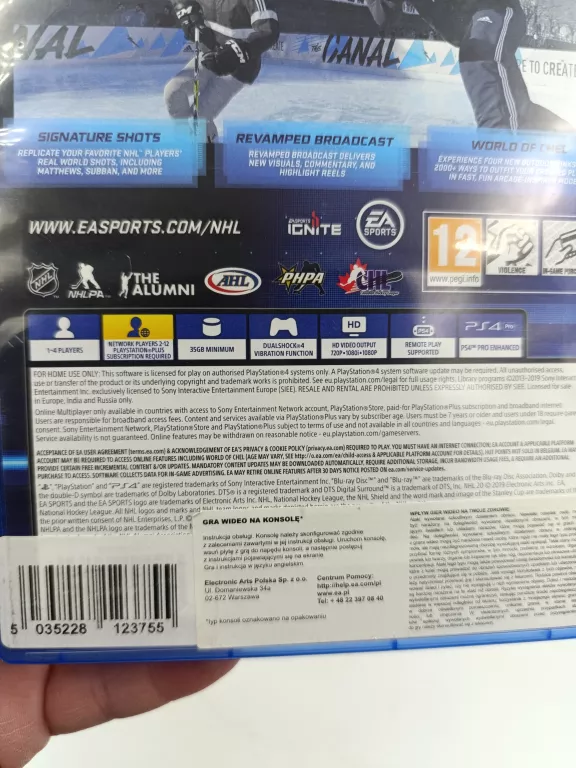 GRA NHL 20 PS4