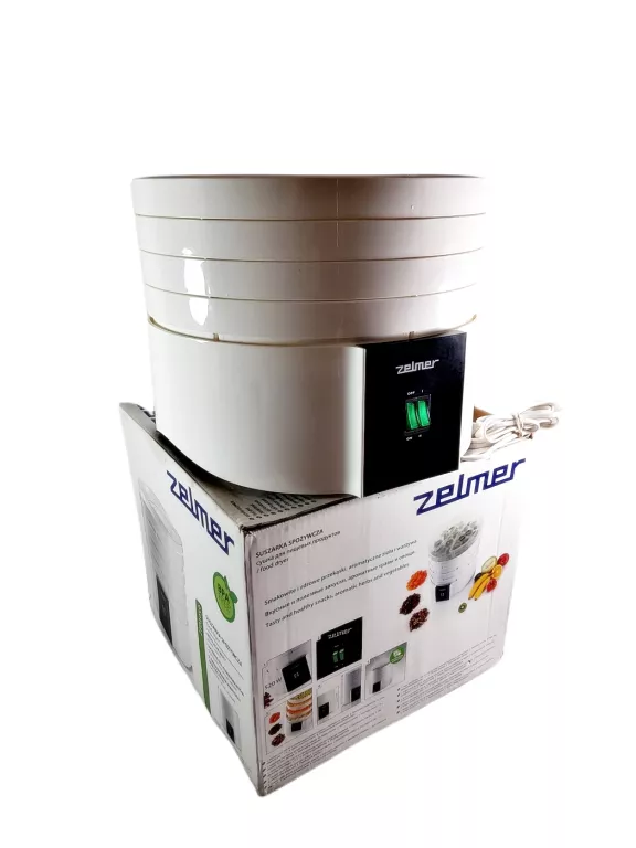 SUSZARKA DO GRZYBÓW, WARZYW I OWOCÓW ZELMER ZFD2050W BIAŁA