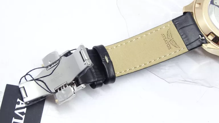 ZEGAREK AVIATOR POLSKA EDYCJA LIMITOWANY ZŁOTY V.4.40.2.353.4 PL HERITAGE