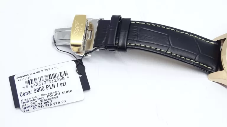 ZEGAREK AVIATOR POLSKA EDYCJA LIMITOWANY ZŁOTY V.4.40.2.353.4 PL HERITAGE