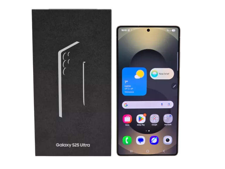 SMARTFON SAMSUNG GALAXY S25 ULTRA 5G 12/512GB 6,9" 120HZ CZARNY -NA CZĘŚCI