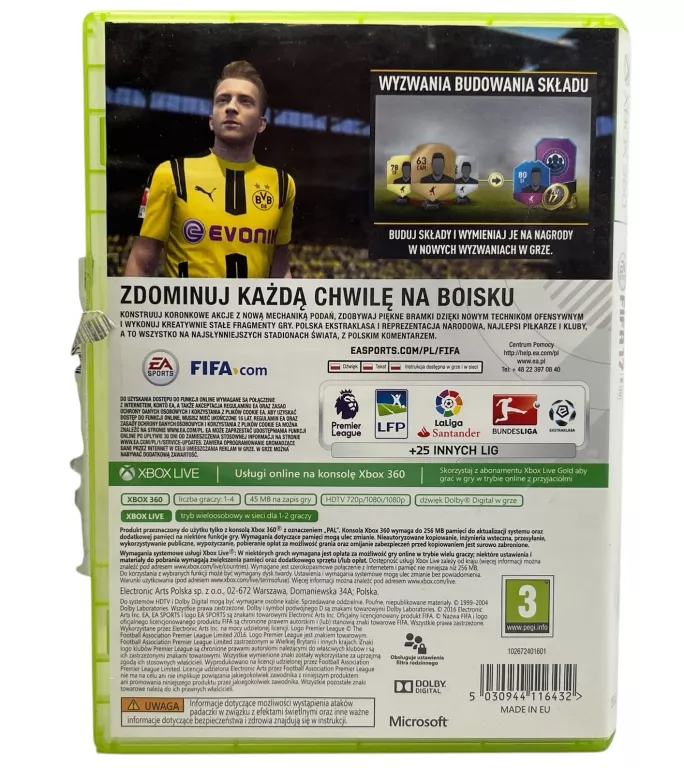 GRA NA XBOX360 FIFA 17