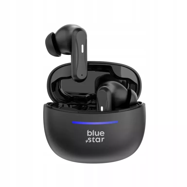 BLUE STAR SŁUCHAWKI BEZPRZEWODOWE BLUETOOTH TWS BK44 CZARNE