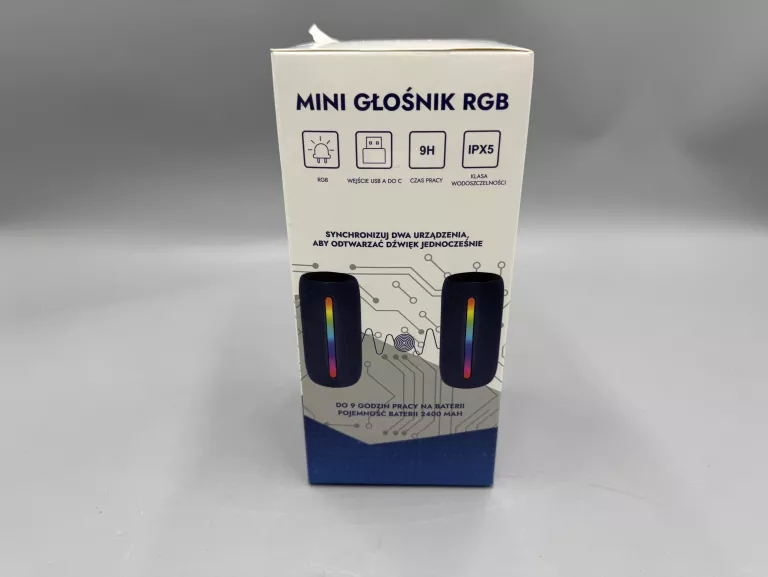 MINI GŁOŚNIK RGB KOMPLET NO