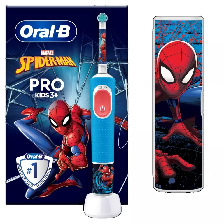 ELEKTRYCZNA SZCZOTECZKA DO ZĘBÓW ORAL-B PRO KIDS 3+ SPIDER-MAN