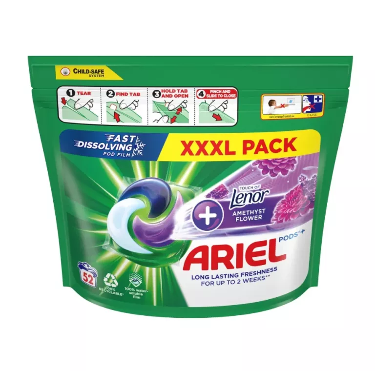 ARIEL LENOR XXXL PACK 52 SZT 8700216357180