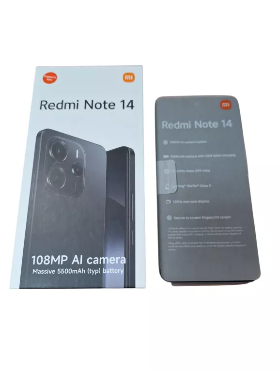 SMARTFON XIAOMI REDMI NOTE 14 8 GB / 256 GB 4G (LTE) NIEBIESKI