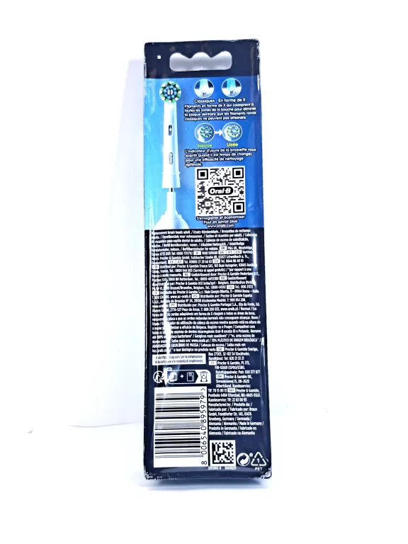 KOŃCÓWKI DO SZCZOTECZKI ELEKTRYCZNEJ ORAL-B CROSSACTION 8 SZT.