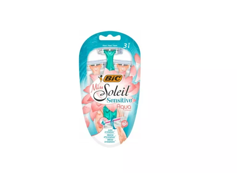 BIC MISS SOLEIL AQUA MASZYNKA DO GOLENIA DLA KOBIET BLISTER 3 SZT.