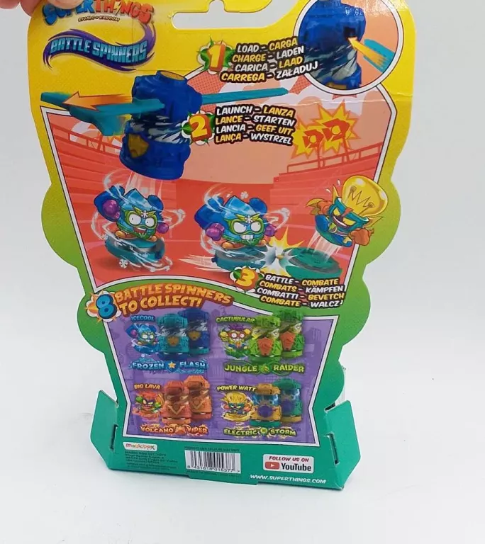 SUPER THINGS SERIA 7 ZINGS BATTLE SPINNER FIGURKA