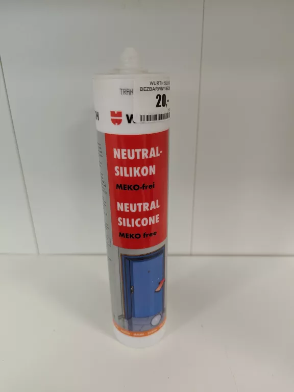 WURTH SILIKON BEZBARWNY BEZWONNY NEUTRALNY 310ML