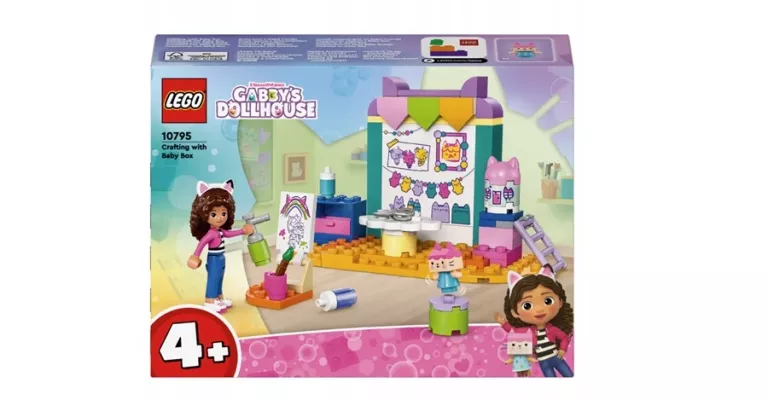 LEGO KOCI DOMEK GABI 10795 PRACE RĘCZNE Z TEKTURZĄTKIEM