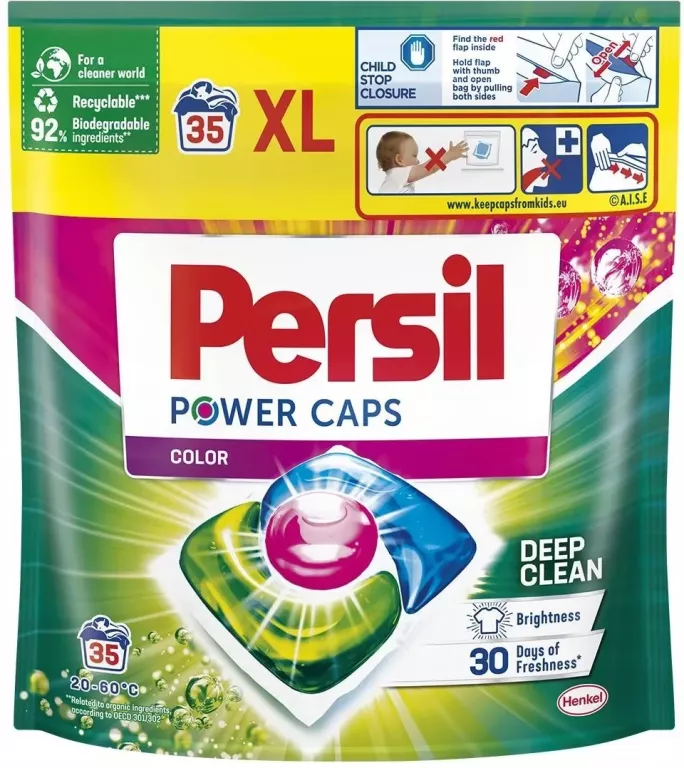 PERSIL POWER CAPS KAPSUŁKI DO PRANIA COLOR 35 SZT