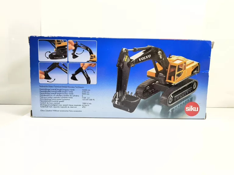 SIKU 3535 KOPARKA HYDRAULICZNA VOLVO EC 290 1:50