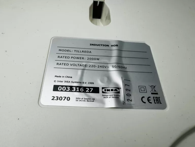 IKEA TILLREDA PRZENOŚNA PŁYTA INDUKCYJNA