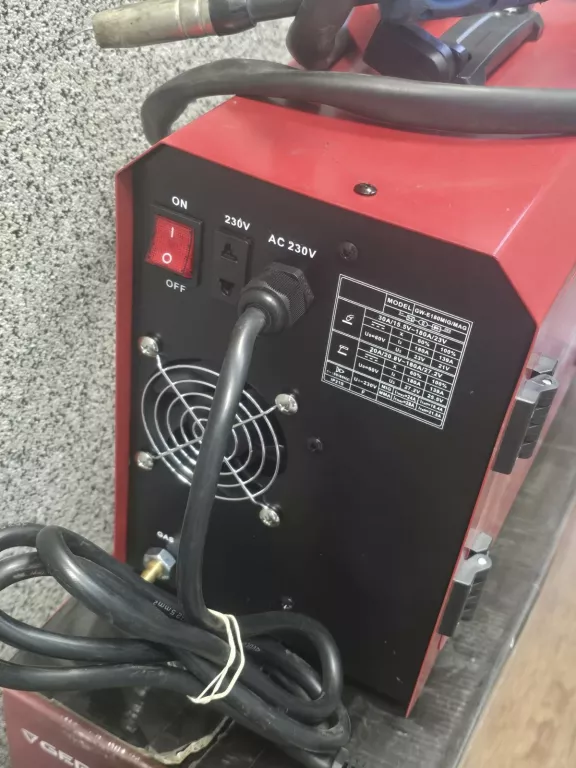 PÓŁAUTOMAT SPAWALNICZY MIG/MMA 180A GW-E180MIG/MAG KOMPLET