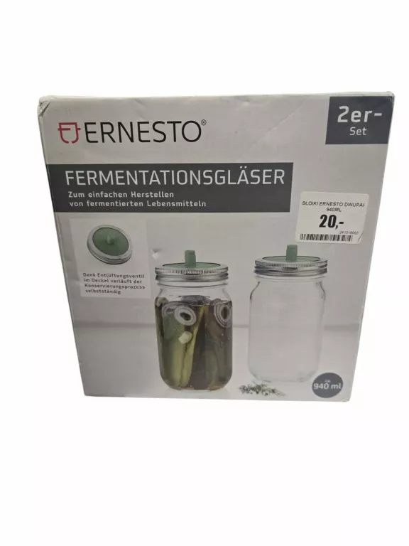 SŁOIKI ERNESTO DWUPAK 940ML