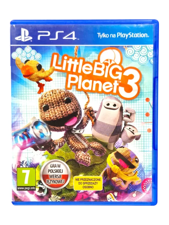 GRA PS4 LITTLE BIG PLANET 3 POLSKA WERSJA