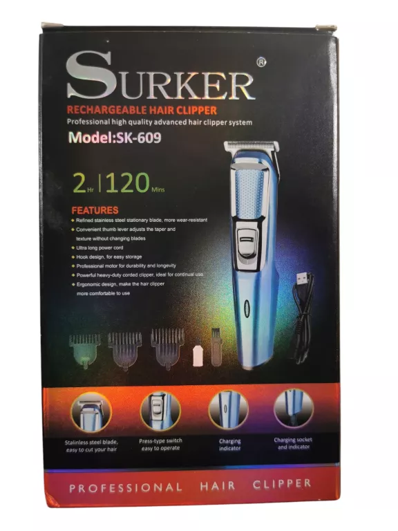 MASZYNKA DO WLOSOW SURKER SK-609