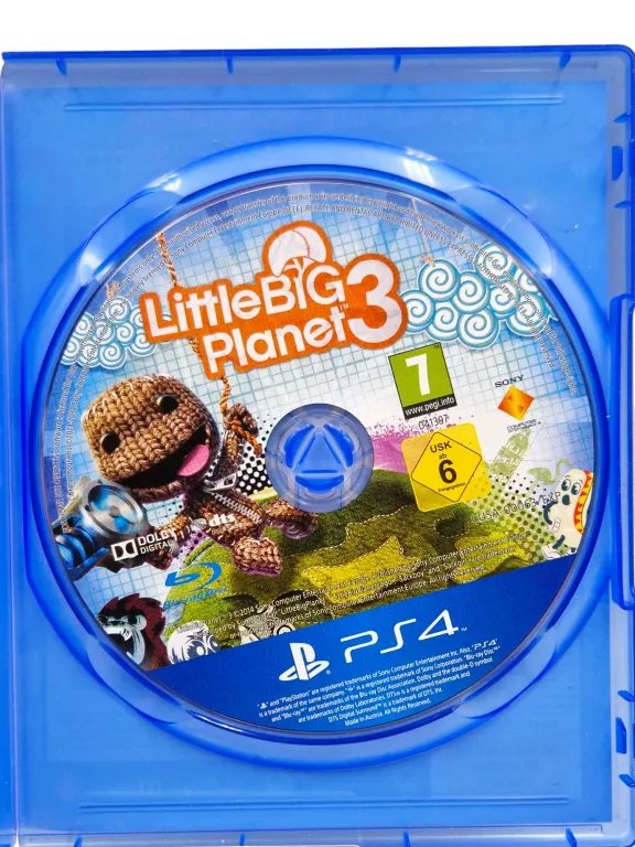 GRA PS4 LITTLE BIG PLANET 3 POLSKA WERSJA