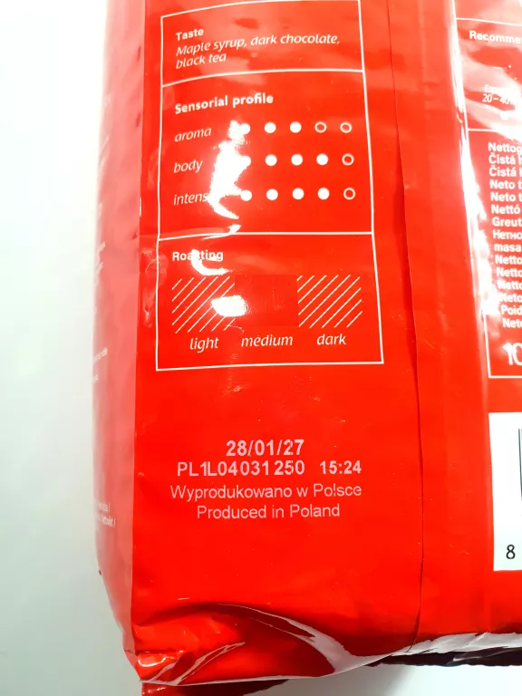 KAWA ZIARNISTA SEGAFREDO INTERMEZZO 1KG