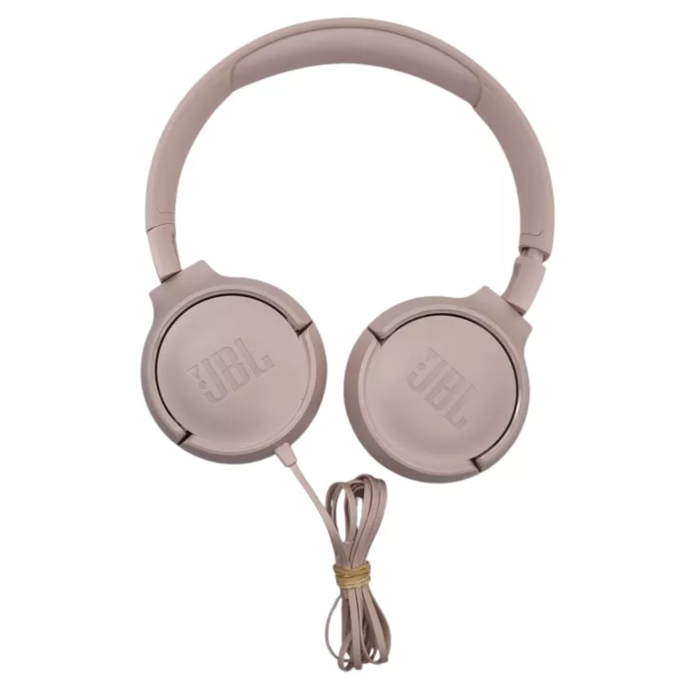 SŁUCHAWKI PRZEWODOWE JBL TUNE 500 RÓŻOWE