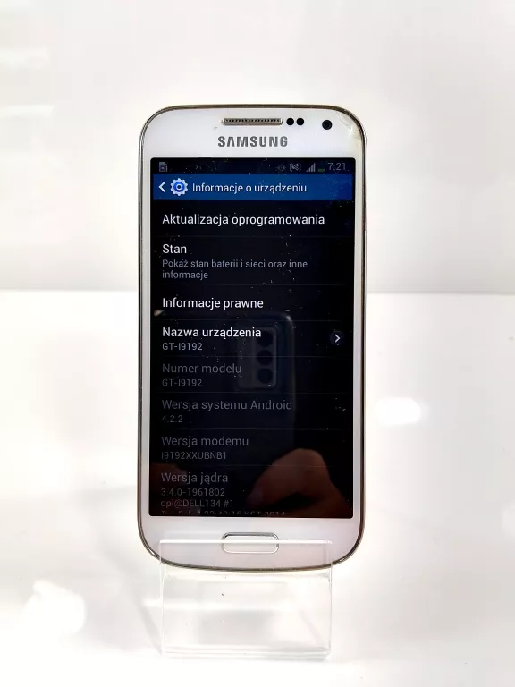 SAMSUNG GALAXY S4 MINI 3G 1.5/8GB BIAŁY