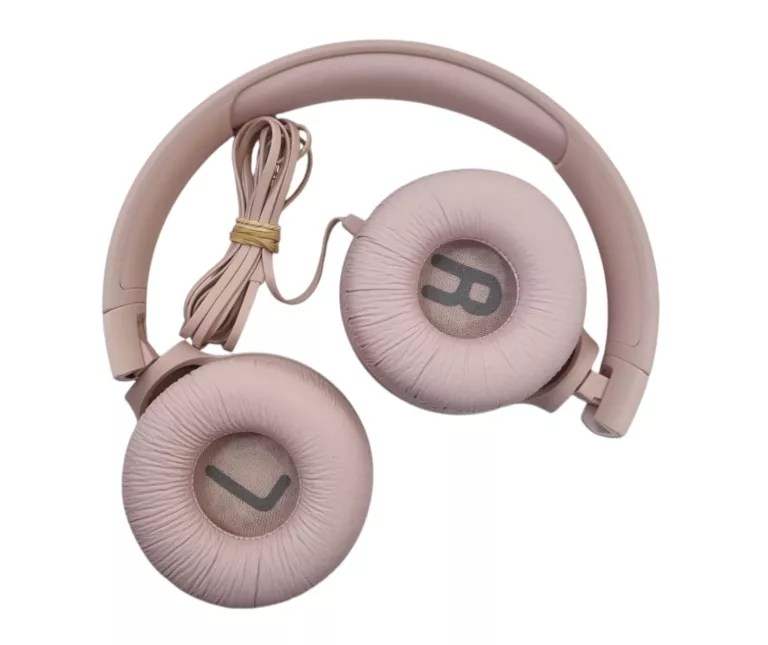 SŁUCHAWKI PRZEWODOWE JBL TUNE 500 RÓŻOWE