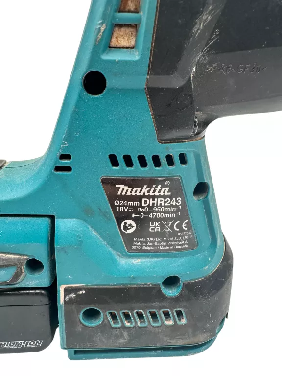 MAKITA MŁOTOWIERTARKA 18V SDS PLUS + AKU + ŁADOWARKA