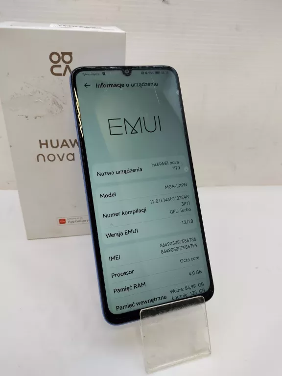 TELEFON  HUAWEI NOVA Y70 4/128GB W PUDEŁKU