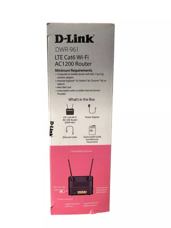 ROUTER D-LINK DWR-961 802.11N (WI-FI 4)