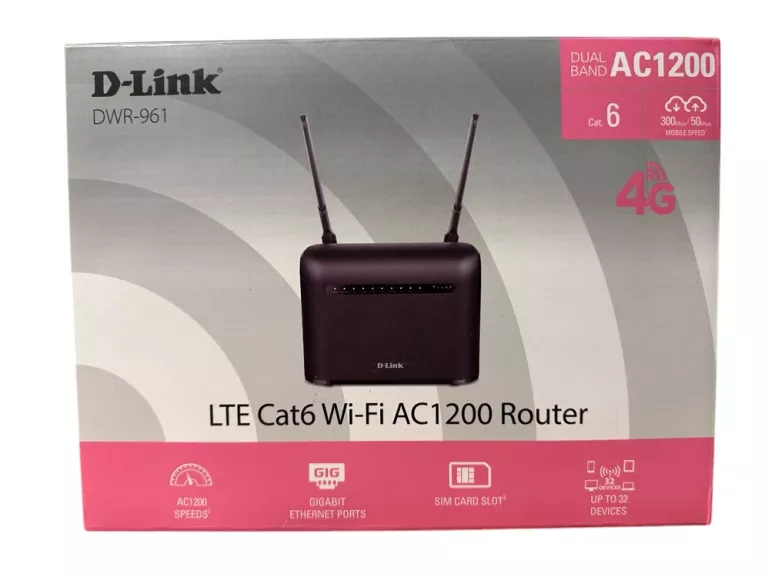 ROUTER D-LINK DWR-961 802.11N (WI-FI 4)