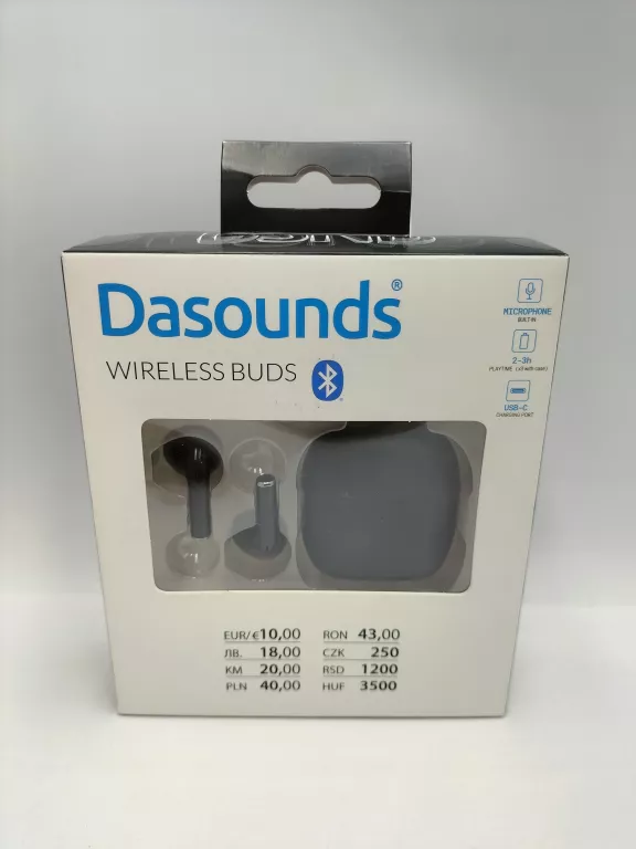 SŁUCHAWKI DASOUNDS WIRELESS BUDS