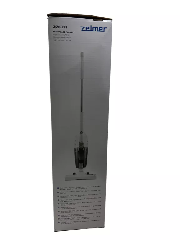 ODKURZACZ PIONOWY ZELMER ZSVC111 / PUDEŁKO