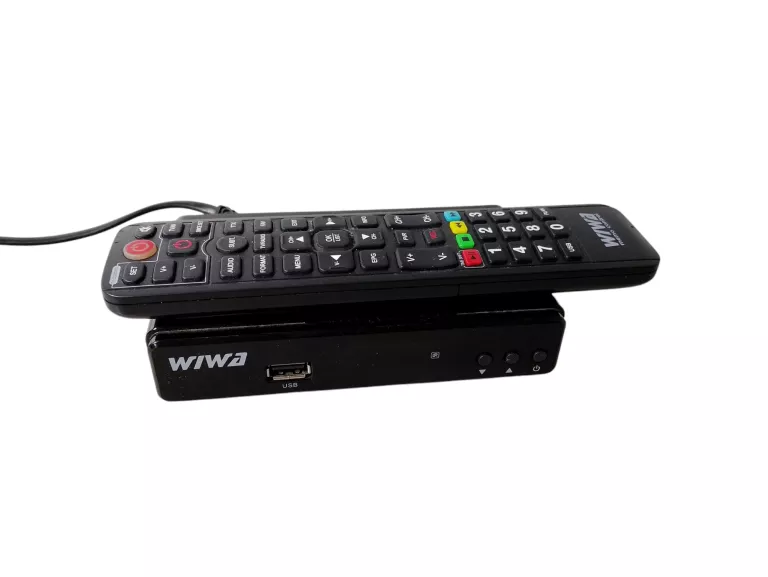 DEKODER TUNER TV TELEWIZJI NAZIEMNEJ WIWA HEVC DVB-T2 HDMI USB PILOT H.265