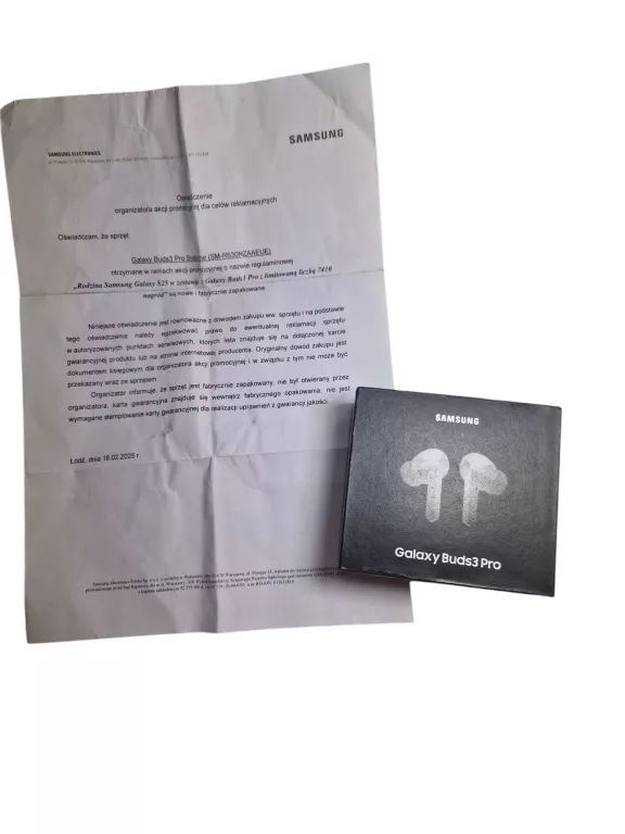SŁUCHAWKI SAMSUNG GALAXY BUDS3 PRO + GWARANCJA