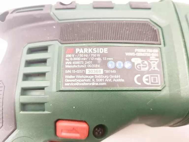 WIERTARKA UDAROWA PARKSIDE PSBM 750 B2 SIECIOWA 750W
