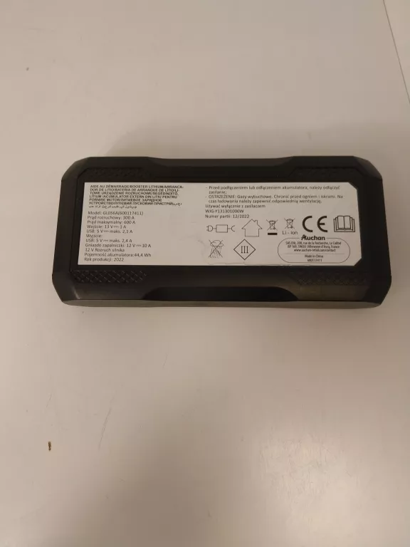 BOOSTER SAMOCHODOWY AUCHAN GL056A 12V