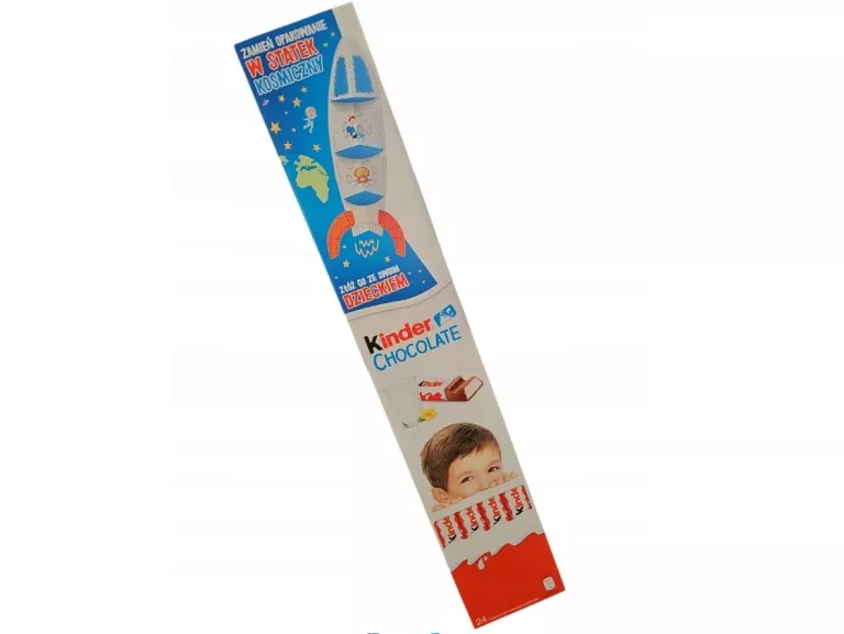 KINDER CZEKOLADA CHOCOLATE PÓŁ METRA 300G 3 X 100G