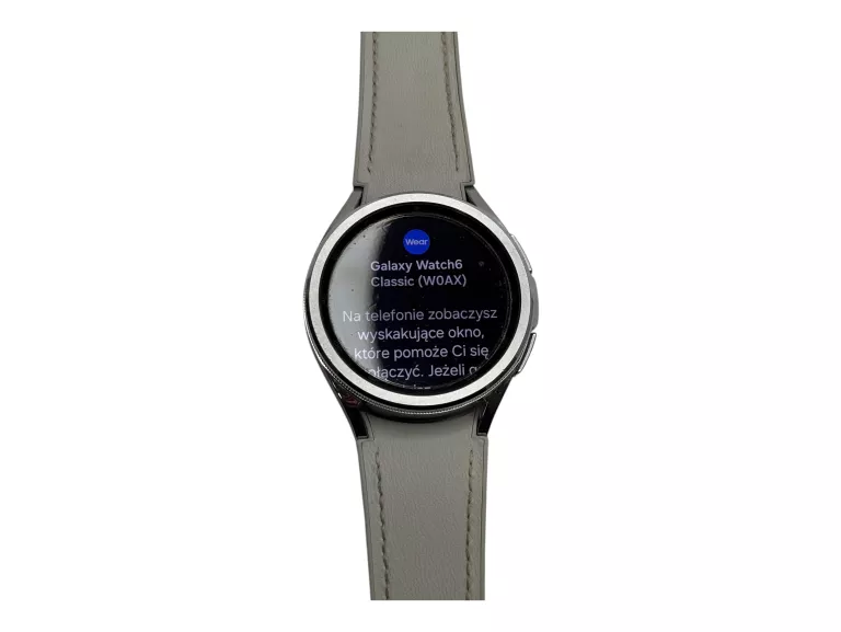 SMARTWATCH SAMSUNG GALAXY WATCH 6 CLASSIC (R950) SREBRNY