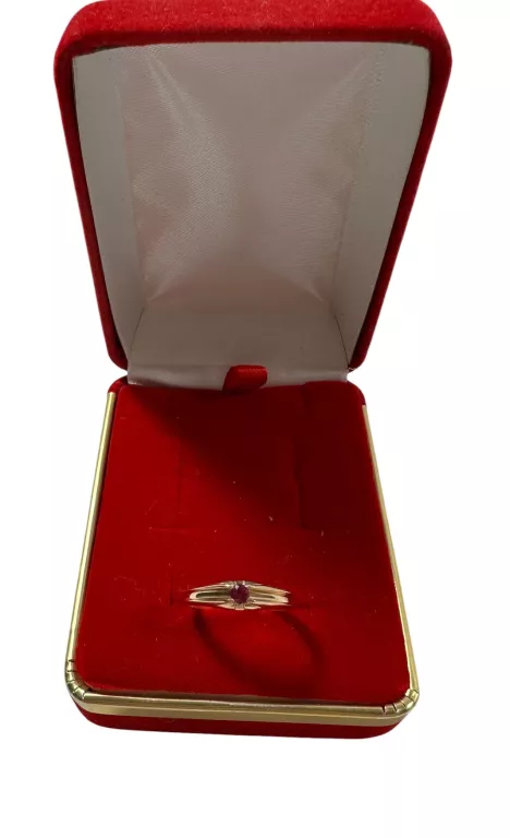 ŚLICZNY ZŁOTY PIERŚCIONEK PRÓBY 585 / R. 12 / 2,2G!