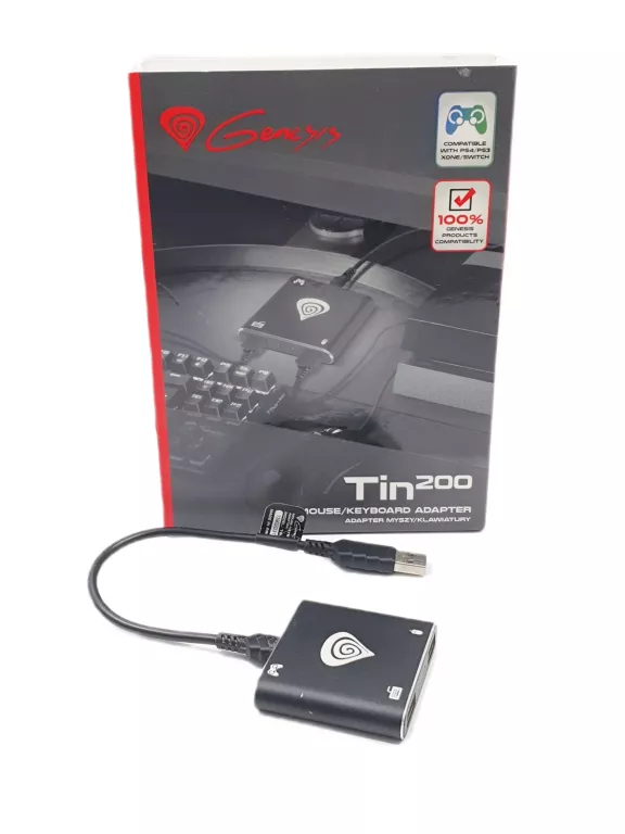GENESIS ADAPTER DO KLAWIATURY I MYSZKI TIN 200