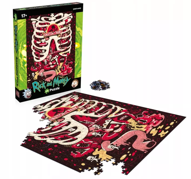 PUZZLE WINNING MOVES RICK AND MORTY ANATOMY PARK WM01737-ML1-6