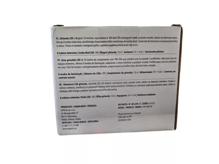 GIRLANDA LED LETHE 10M 100 LED