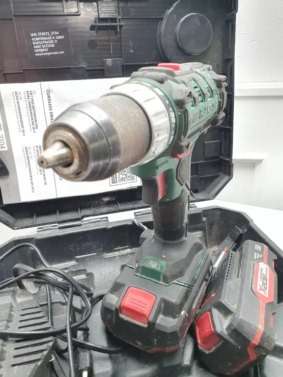 WKRĘTARKA PARKSIDE PABS 20-LI F7 KOMPLET BTA X2 ŁAD WAL