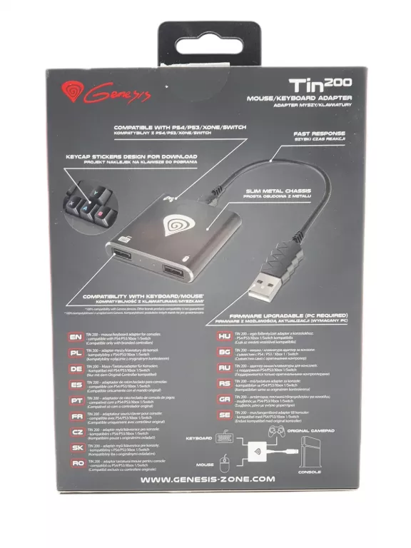 GENESIS ADAPTER DO KLAWIATURY I MYSZKI TIN 200