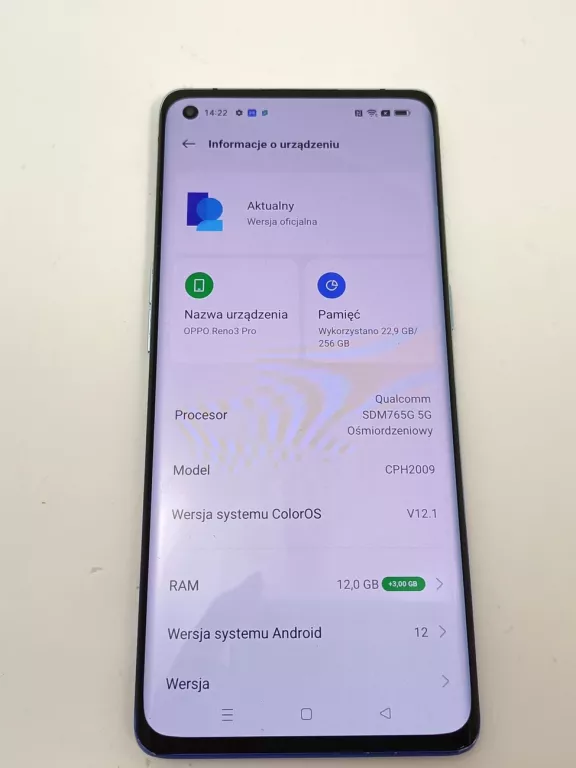 TELEFON OPPO RENO 3 PRO 256GB