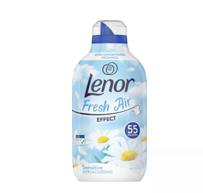 LENOR FRESH AIR SENSITIVE HIPOALERGICZNY PŁYN DO PŁUKANIA 770ML 55 PRAŃ