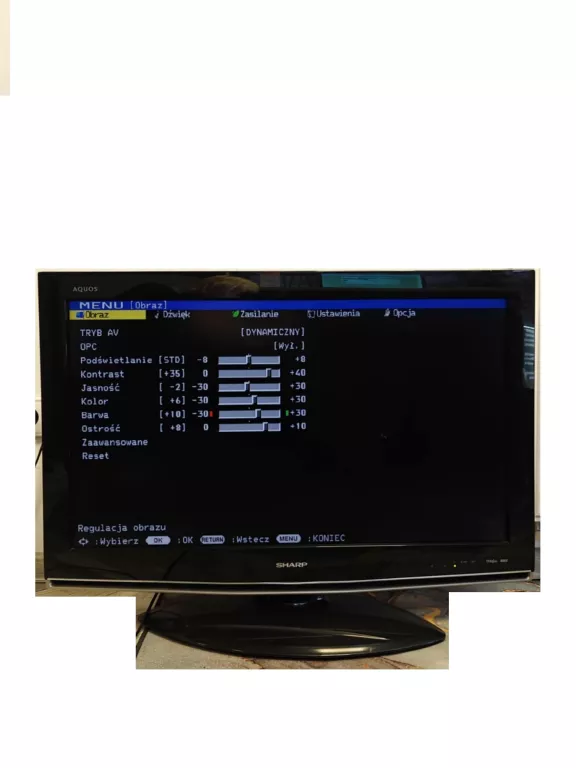 TELEWIZOR SHARP 32 CALE 32RD8E Z PILOTEM