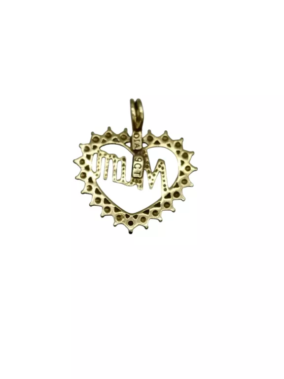 PIĘKNA ZŁOTA ZAWIESZKA "MAMA/MUM" P375